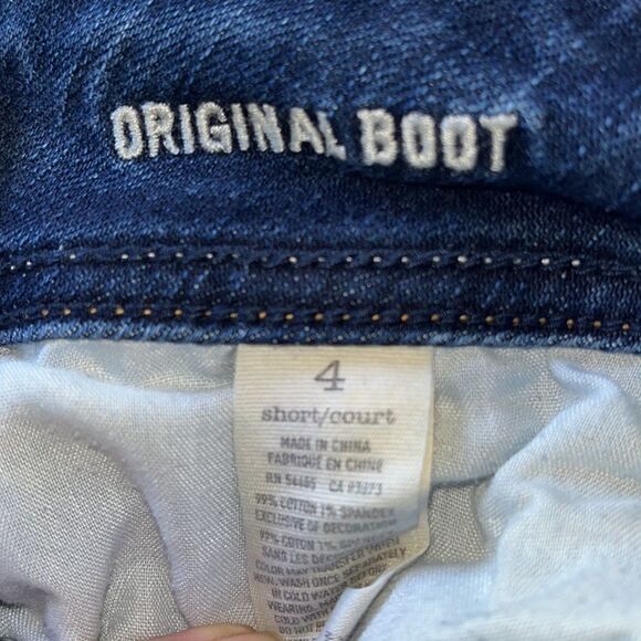 WOMEN’S AMERICAN EAGLE ORIGINAL BOOT STRETCH JEANS SIZE 4 SHORT - Picture 8 of 8